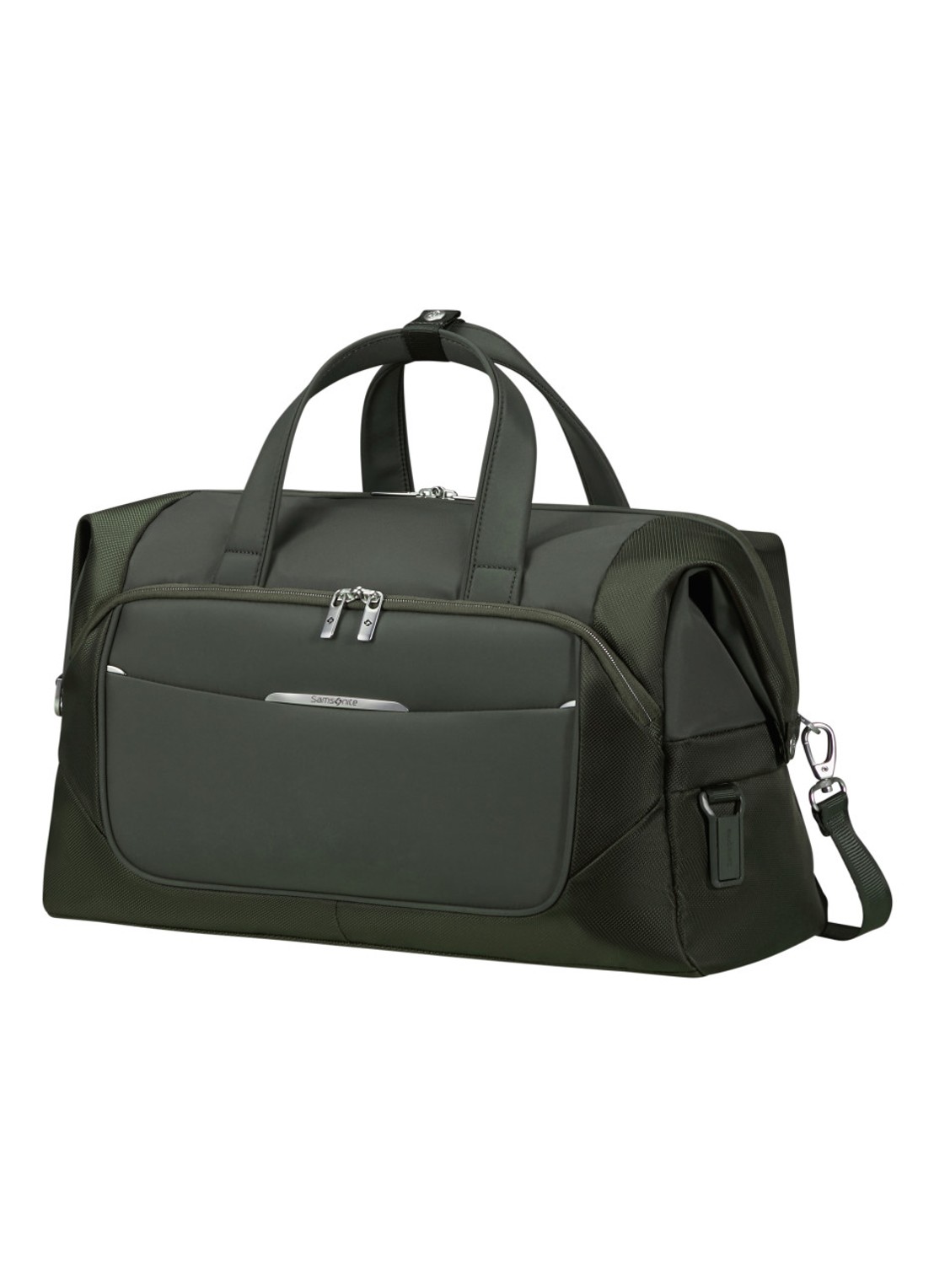 Samsonite Re-Lite duffel weekendtas met afneembare schouderriem - detail 4 climbing ivy / bronsgroen