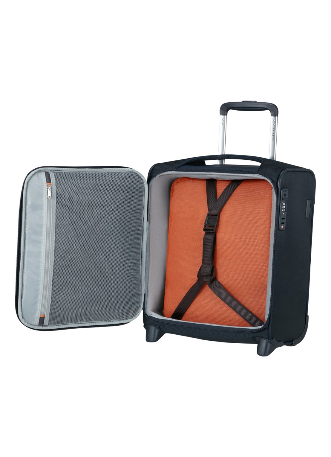 Samsonite Re-Lite trolley 45 cm - voorkant 3 midnight blue