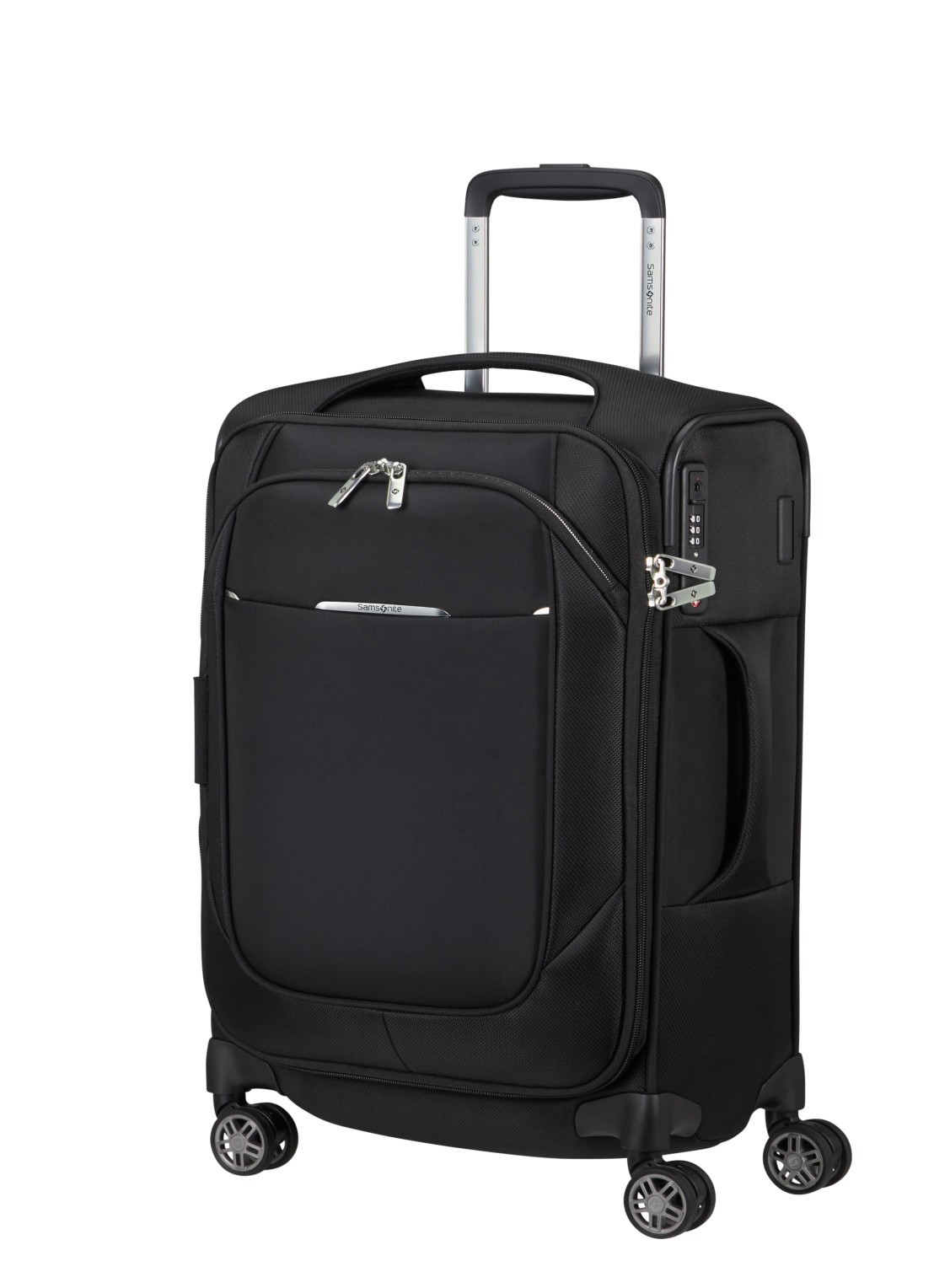 Samsonite Re-Lite vergrootbare spinner 55 cm  - detail black