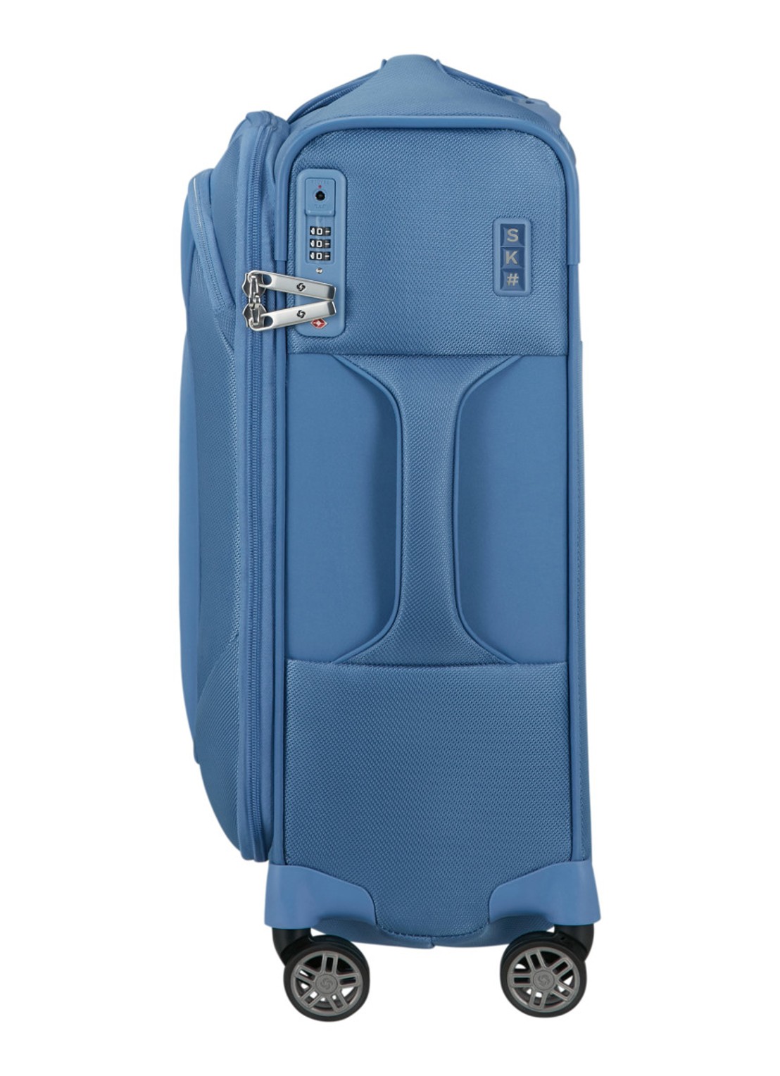 Samsonite Re-Lite vergrootbare spinner 55 cm - detail 4 capri blue