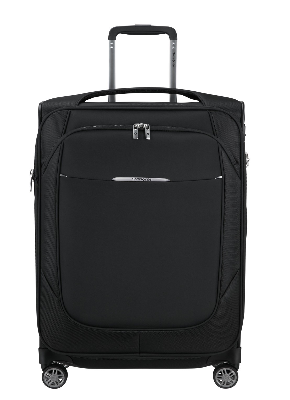 Samsonite Re-Lite vergrootbare spinner 67 cm - voorkant 5 zwart
