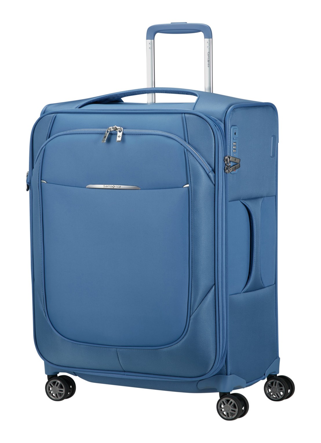 Samsonite Re-Lite vergrootbare spinner 67 cm - detail 2 capri blue / blauw