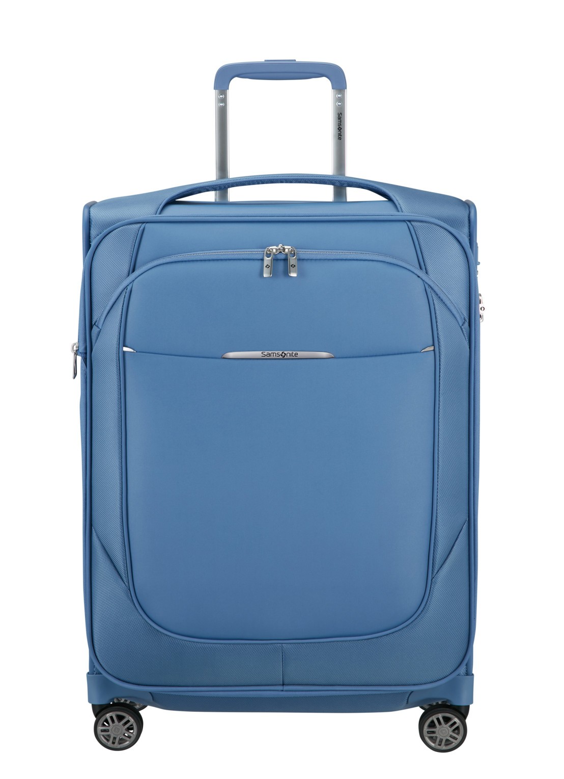 Samsonite Re-Lite vergrootbare spinner 67 cm - voorkant capri blue / blauw