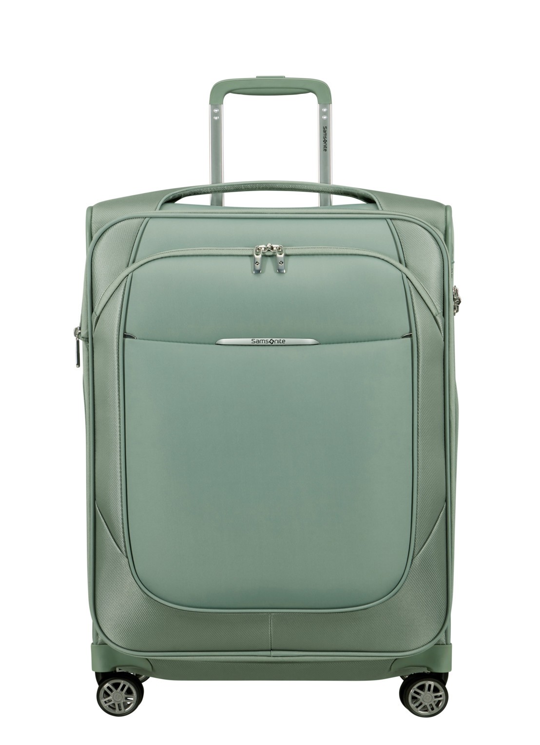 Samsonite Re-Lite vergrootbare spinner 67 cm - voorkant lindegroen