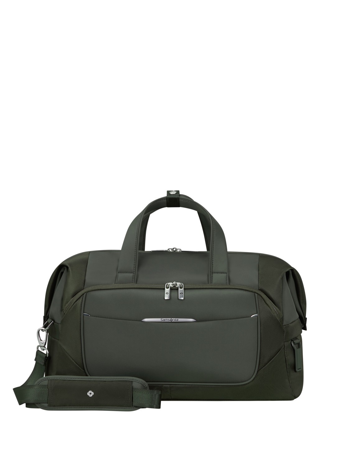Samsonite Re-Lite weekendtas met afneembare schouderriem - voorkant 2 climbing ivy / bronsgroen