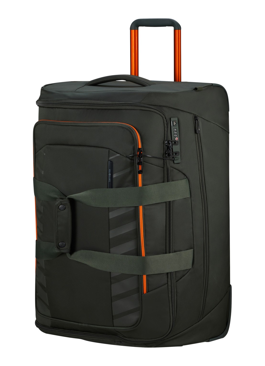 Samsonite Respark Duffle trolley 74 cm - voorkant 3 legergroen