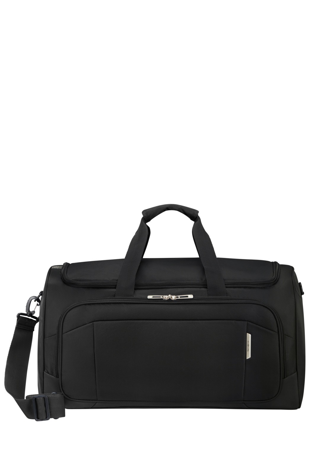 Samsonite Respark duffle weekendtas met afneembare schouderriem - voorkant 4 zwart