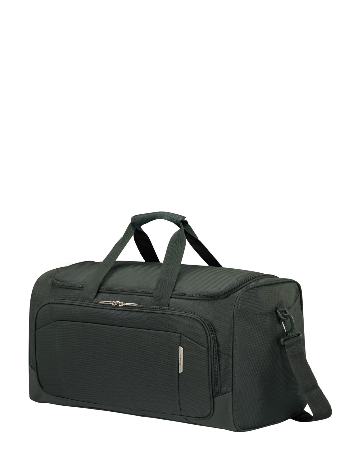 Samsonite Respark duffle weekendtas met afneembare schouderriem - voorkant 6 forest green / bronsgroen