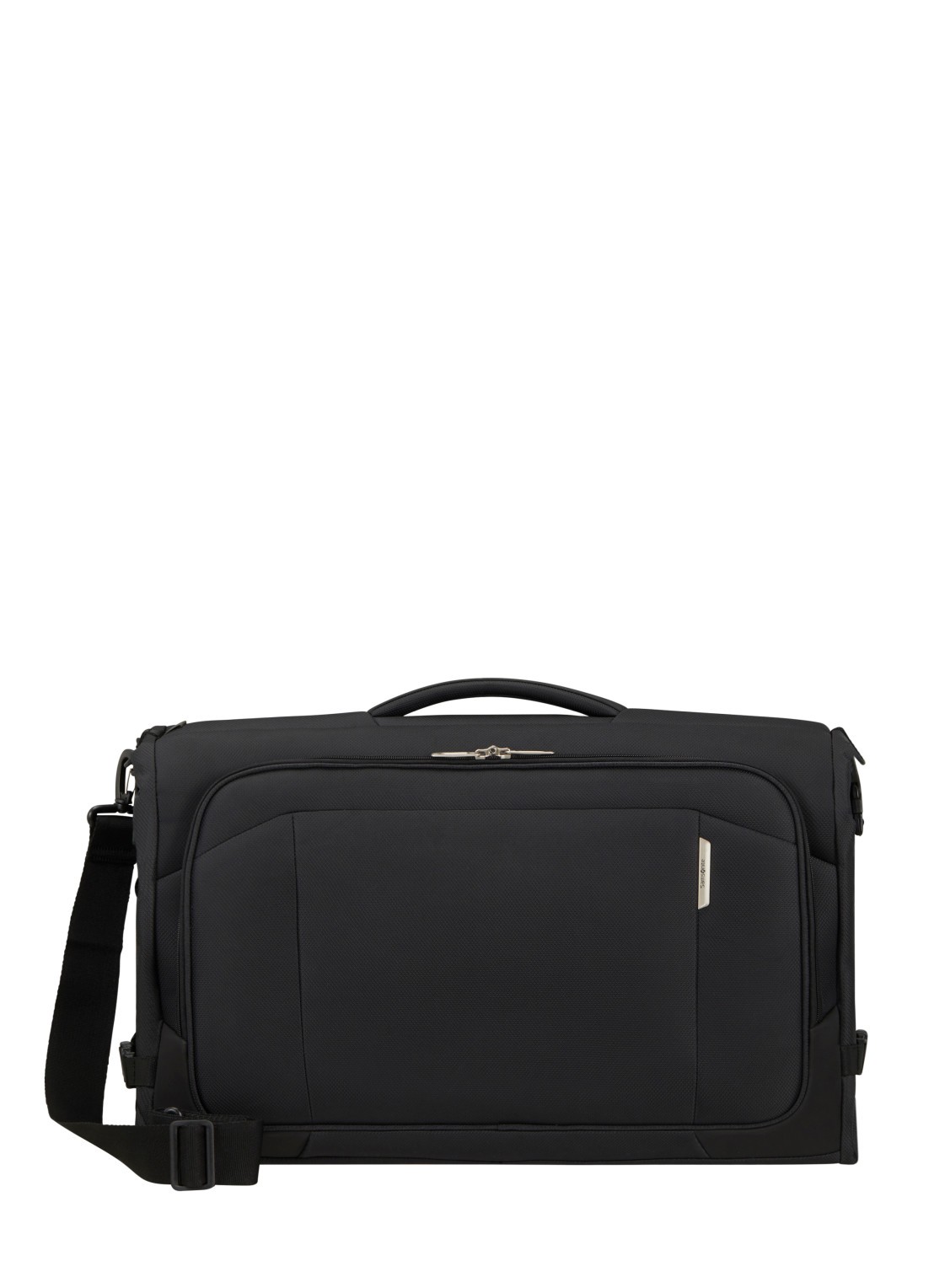 Samsonite Respark Garment schoudertas met 17 inch laptopvak - voorkant 4 zwart