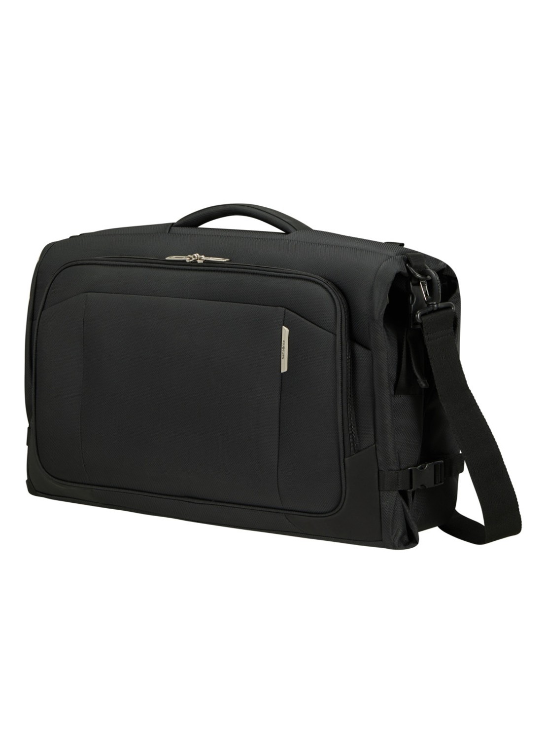 Samsonite Respark Garment schoudertas met 17 inch laptopvak - voorkant 5 zwart