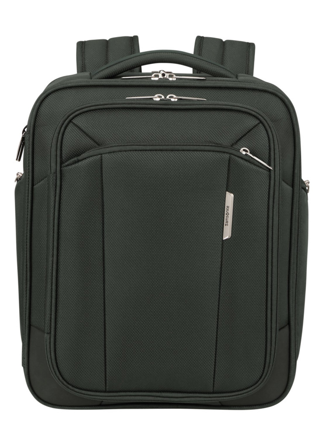 Samsonite Respark S rugzak met 15,6 inch laptopvak - voorkant 3 mosgroen
