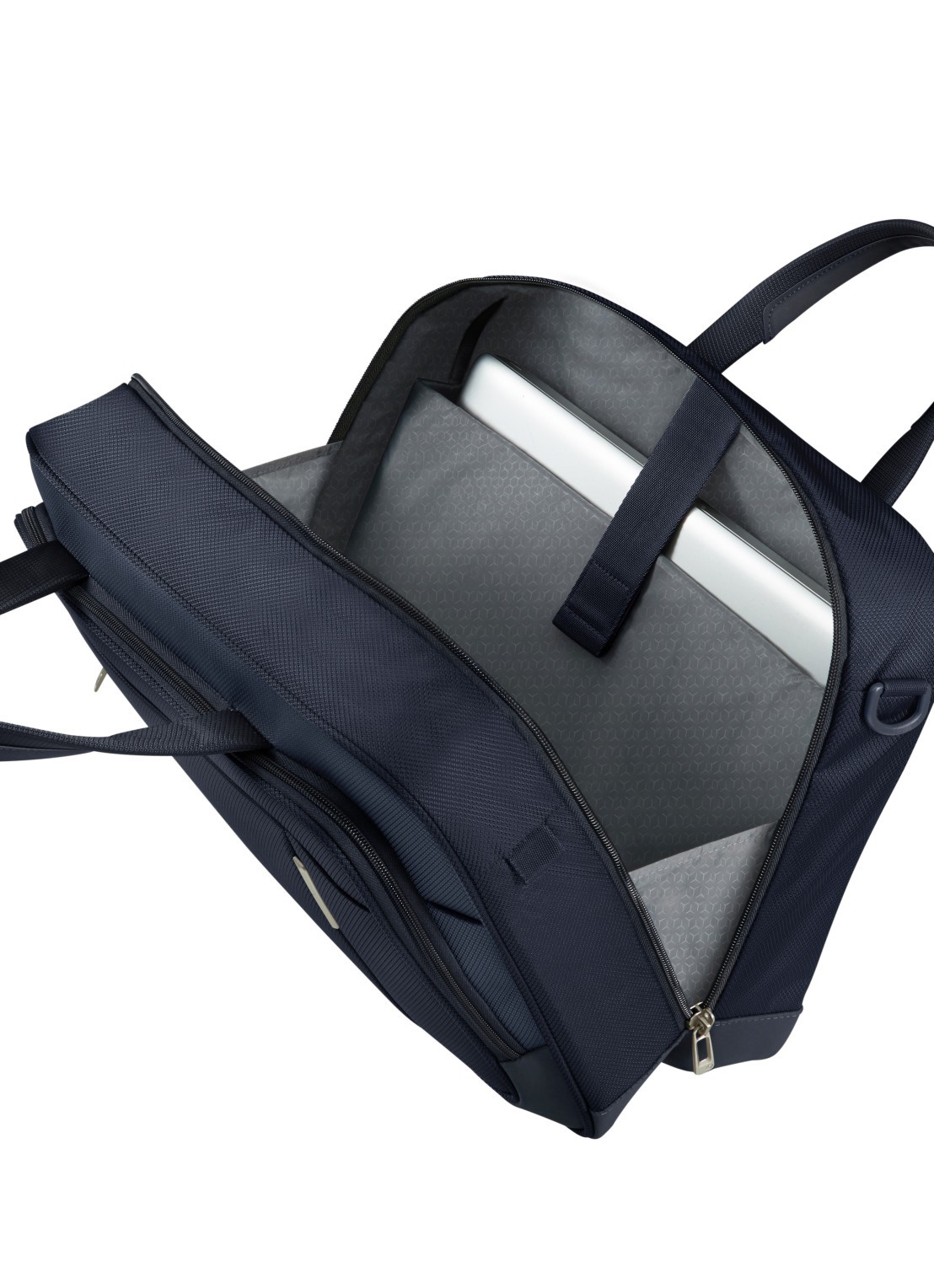 Samsonite Respark schoudertas met 15,6 inch laptopvak - detail 2 donkerblauw