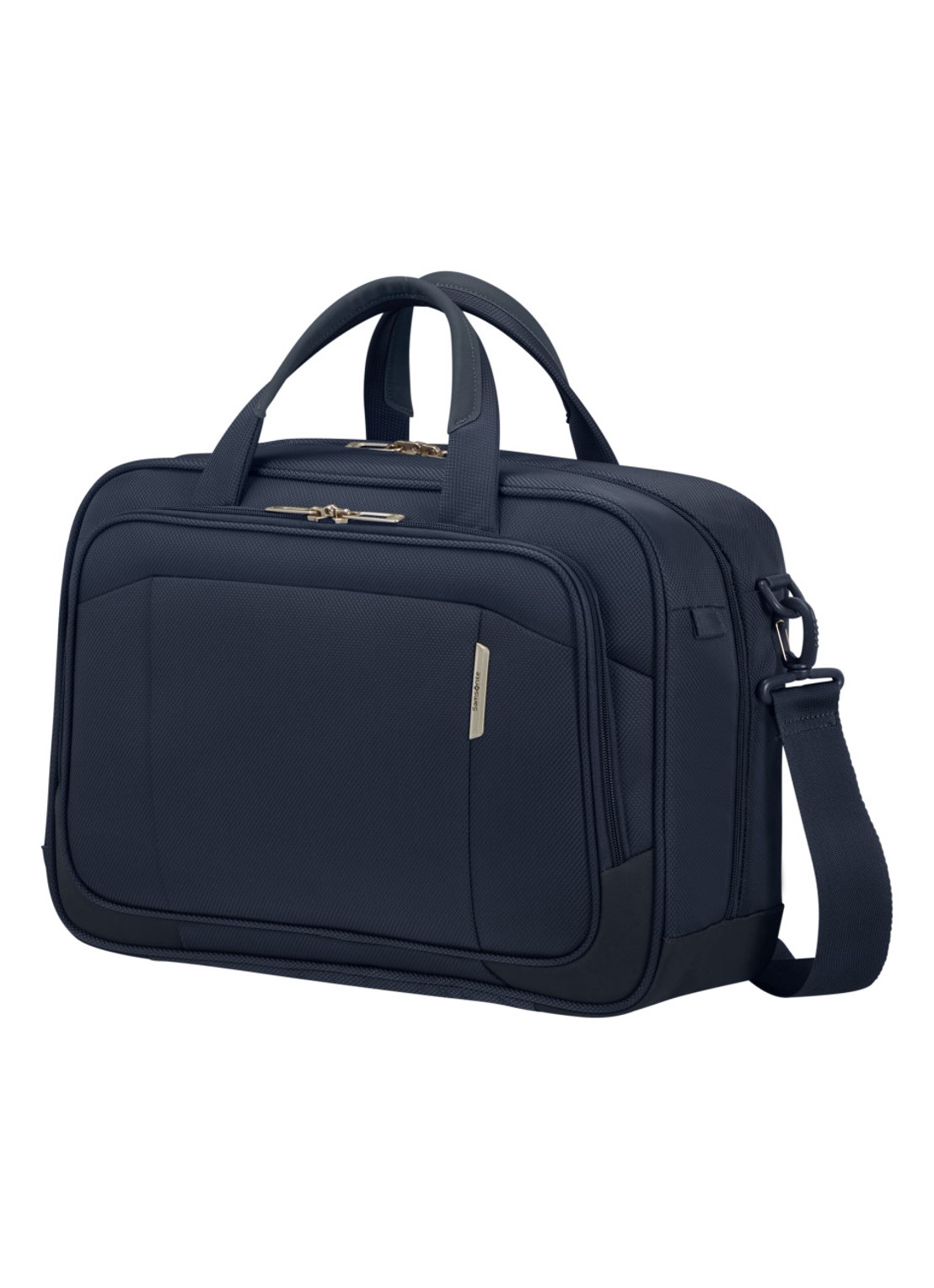 Samsonite Respark schoudertas met 15,6 inch laptopvak - voorkant 5 donkerblauw