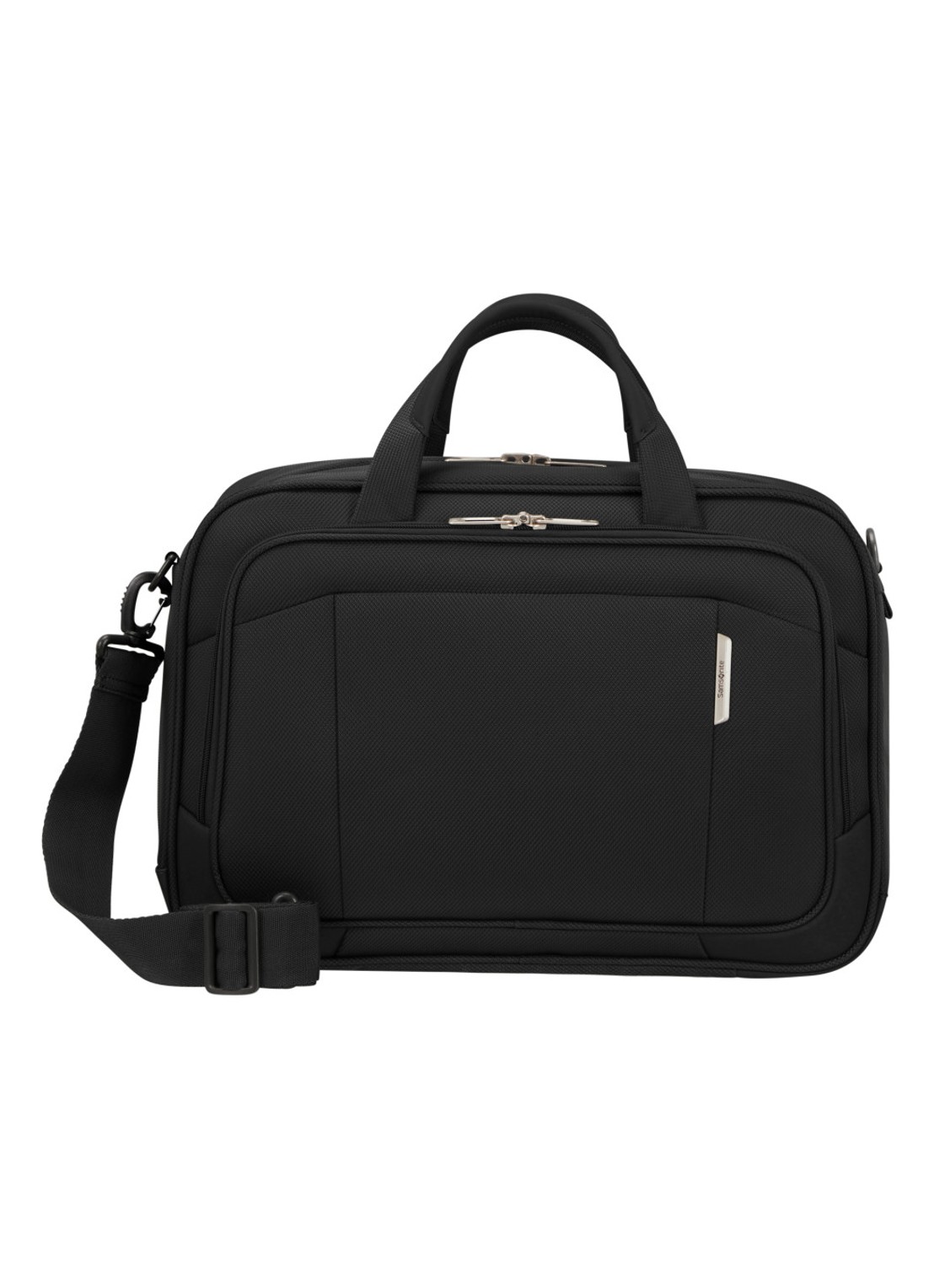 Samsonite Respark schoudertas met 15,6 inch laptopvak - voorkant 3 ozone black / zwart