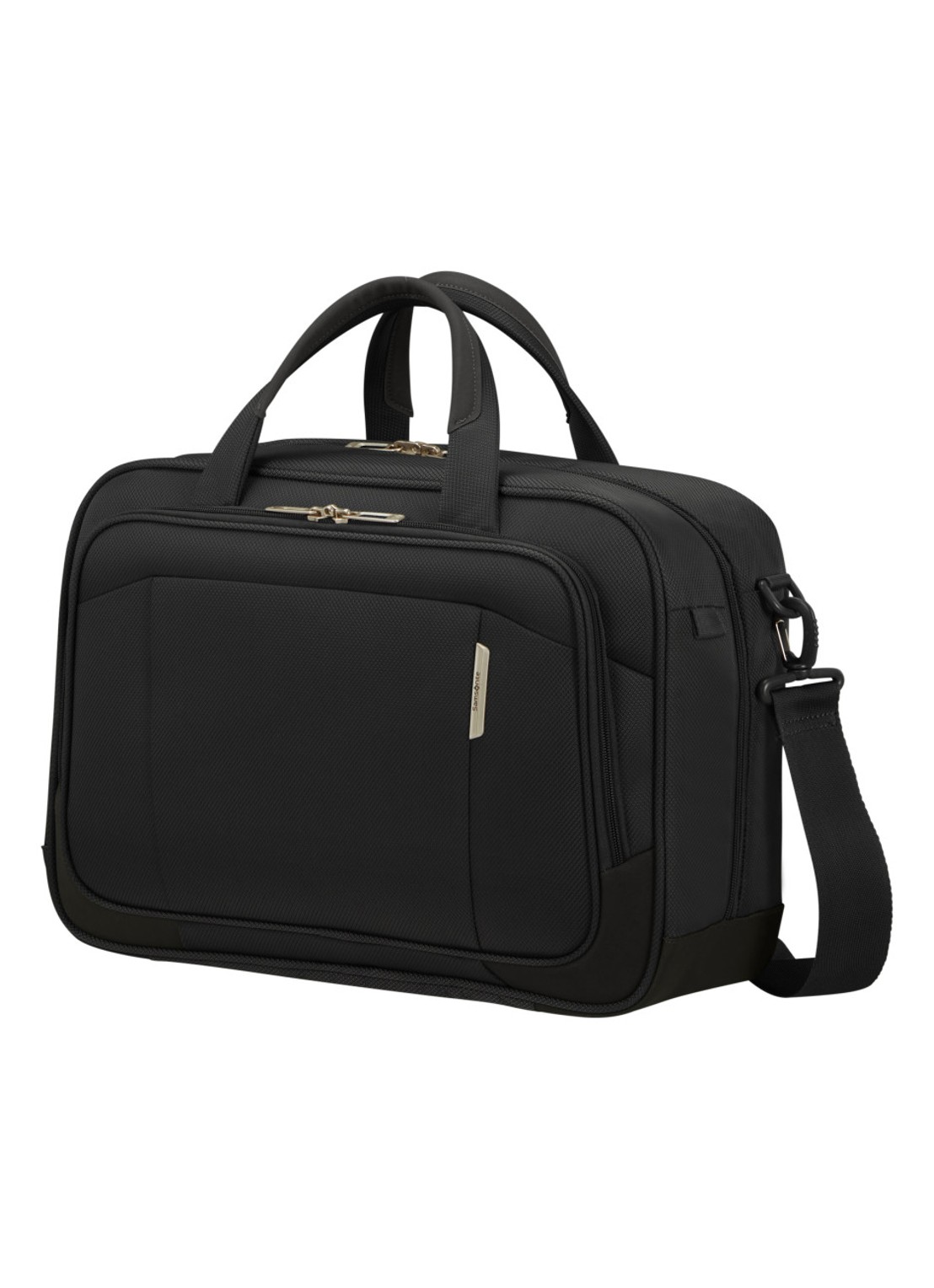 Samsonite Respark schoudertas met 15,6 inch laptopvak - voorkant 4 ozone black / zwart