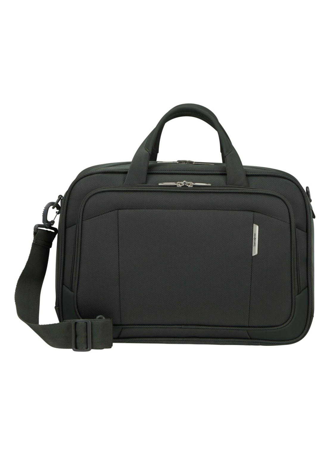 Samsonite Respark schoudertas met 15,6 inch laptopvak - voorkant 4 groen