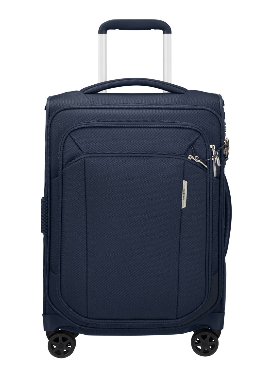 Samsonite Respark spinner  55 cm - voorkant 6 donkerblauw