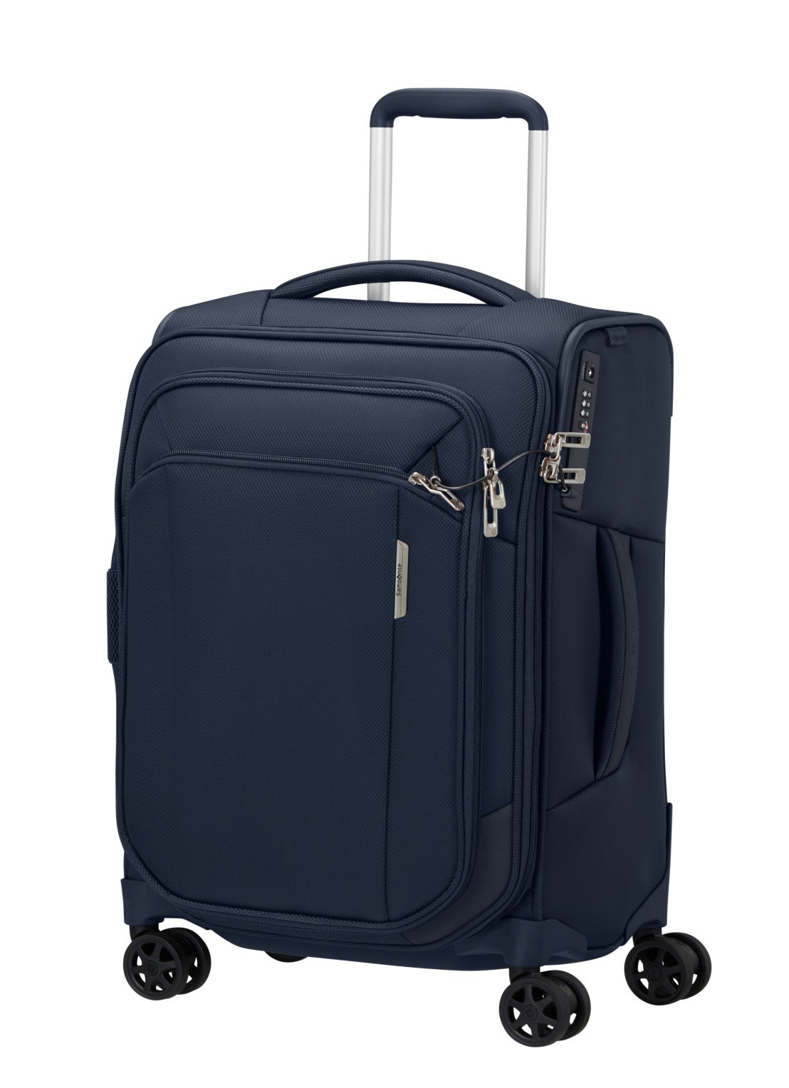 Samsonite Respark spinner  55 cm - voorkant 7 donkerblauw