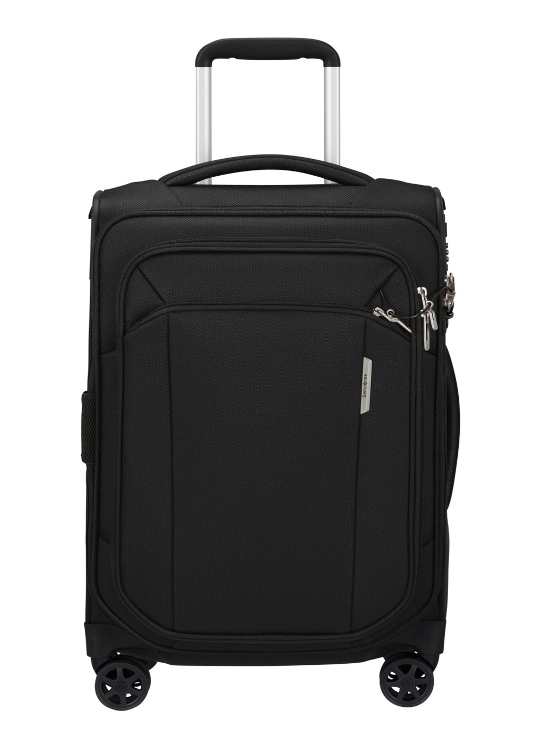 Samsonite Respark spinner  55 cm - voorkant 5 zwart