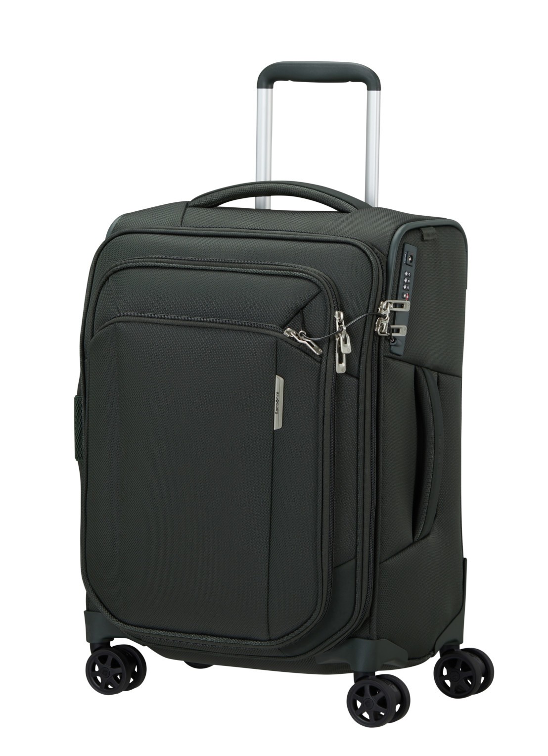 Samsonite Respark spinner 55 cm - voorkant 2 bronsgroen