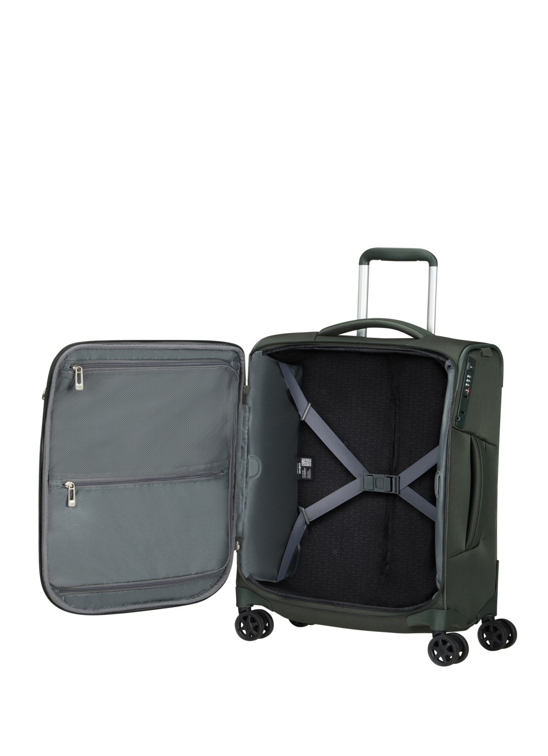 Samsonite Respark spinner 55 cm - detail 4 bronsgroen
