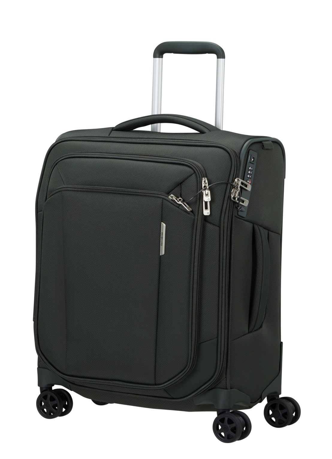 Samsonite Respark spinner 55 cm - voorkant 3 bronsgroen