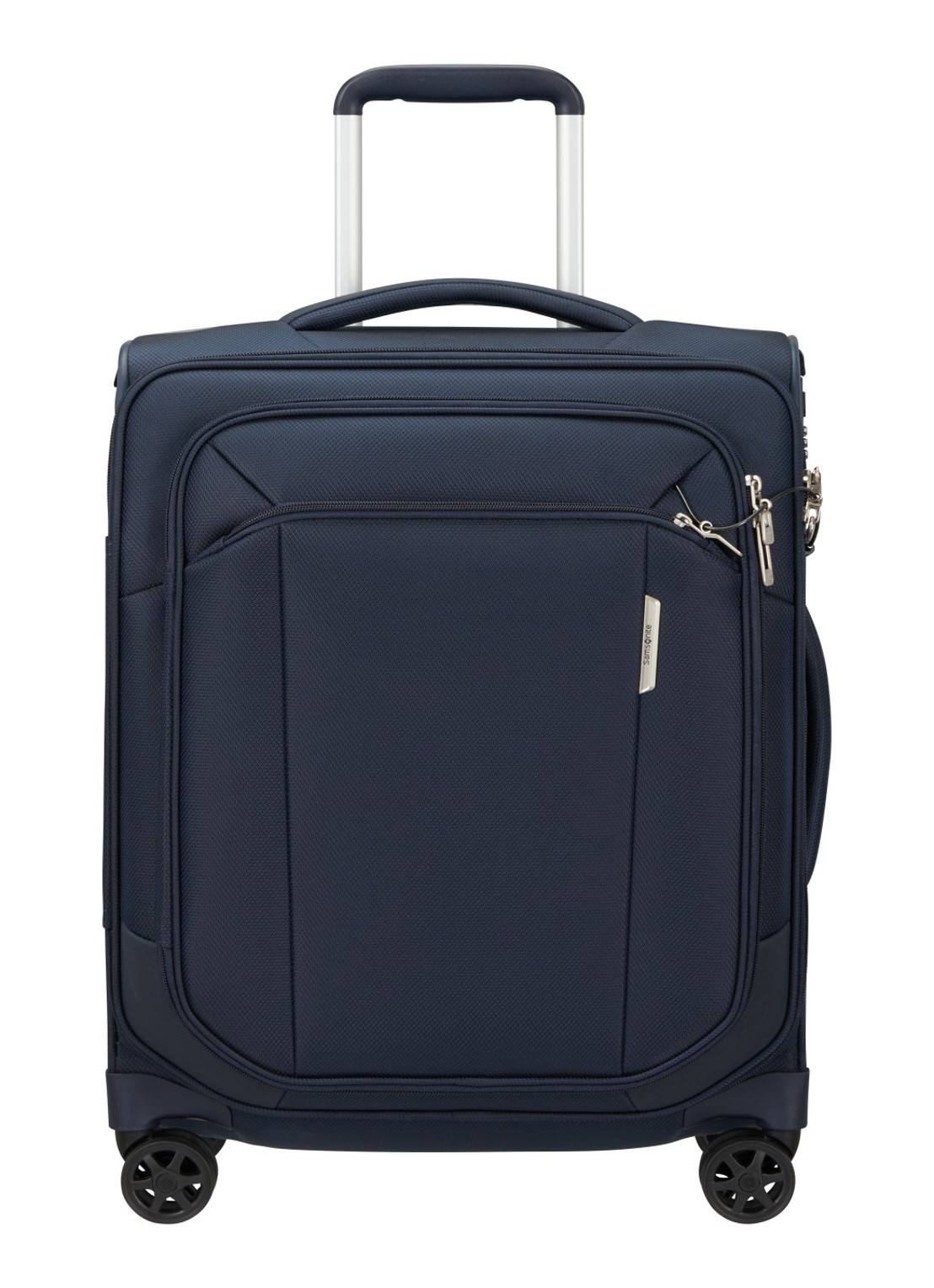 Samsonite Respark spinner 55 cm - voorkant 5 donkerblauw