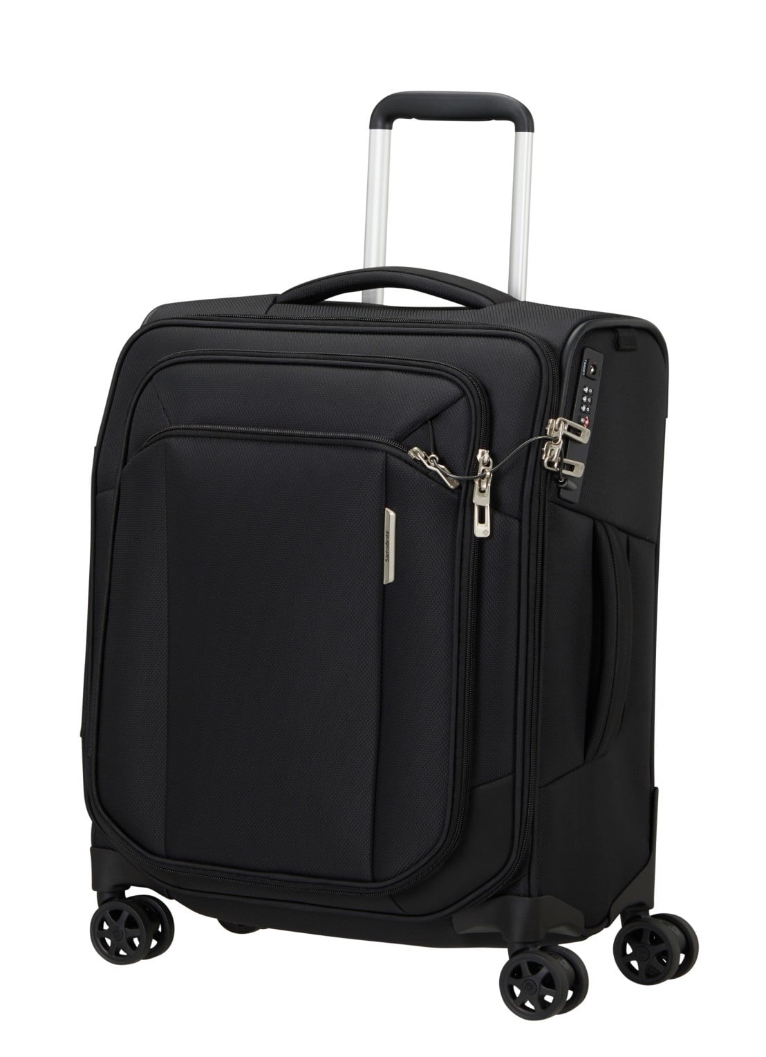 Samsonite Respark spinner 55 cm - voorkant 5 zwart