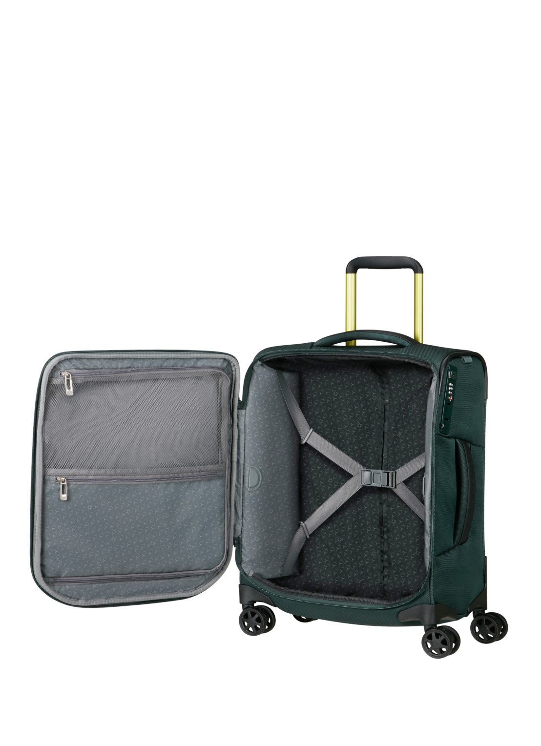 Samsonite Respark spinner 55 cm - voorkant 5 dark teal