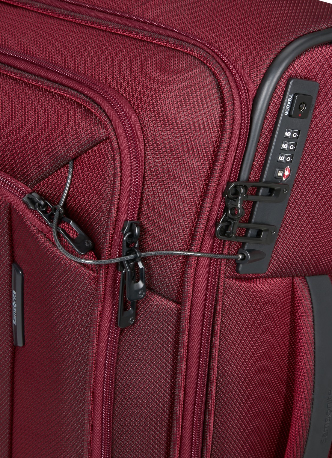 Samsonite Respark spinner 55 cm - detail 2 bordeauxrood