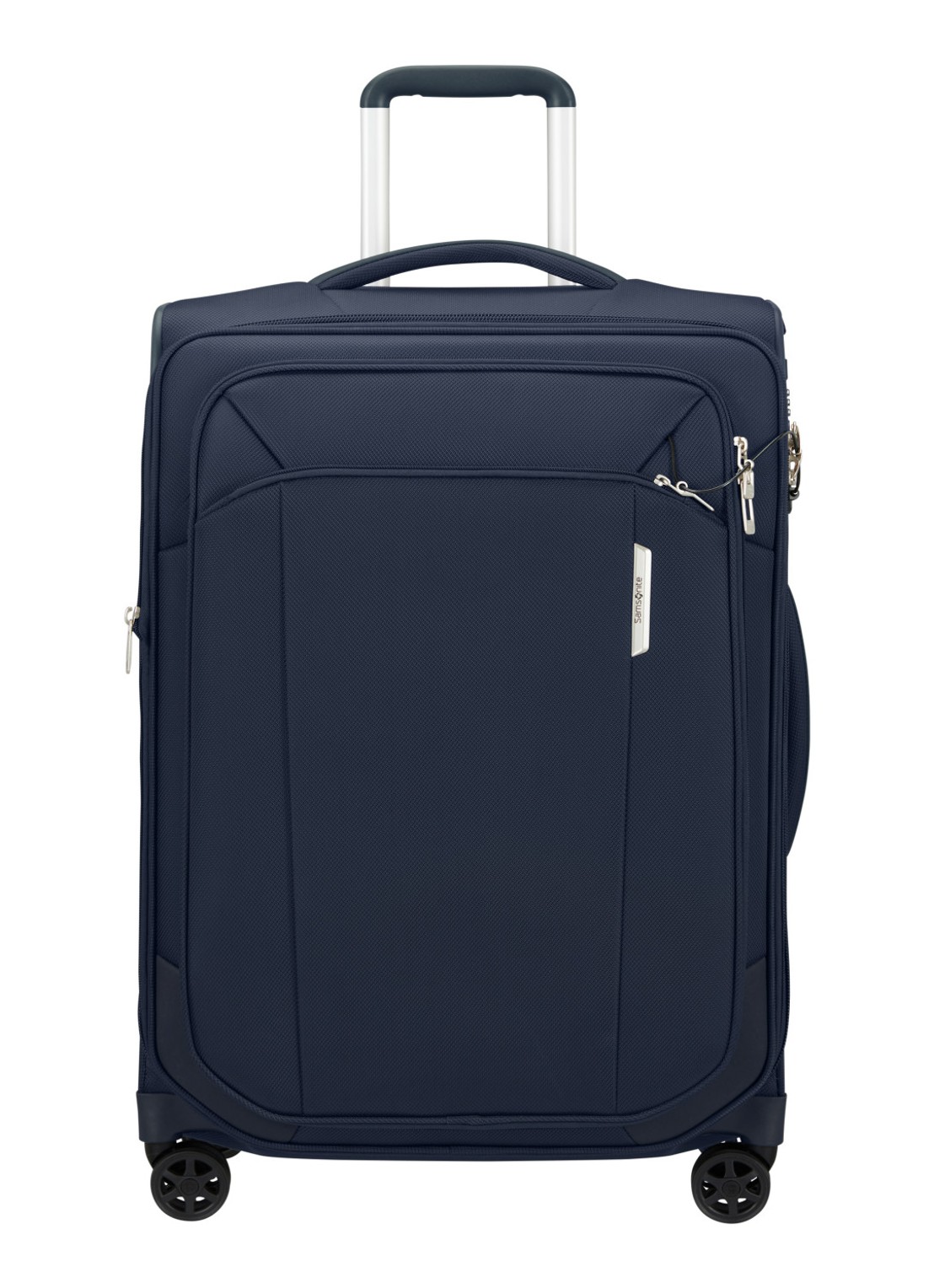 Samsonite Respark spinner 67 cm - voorkant donkerblauw