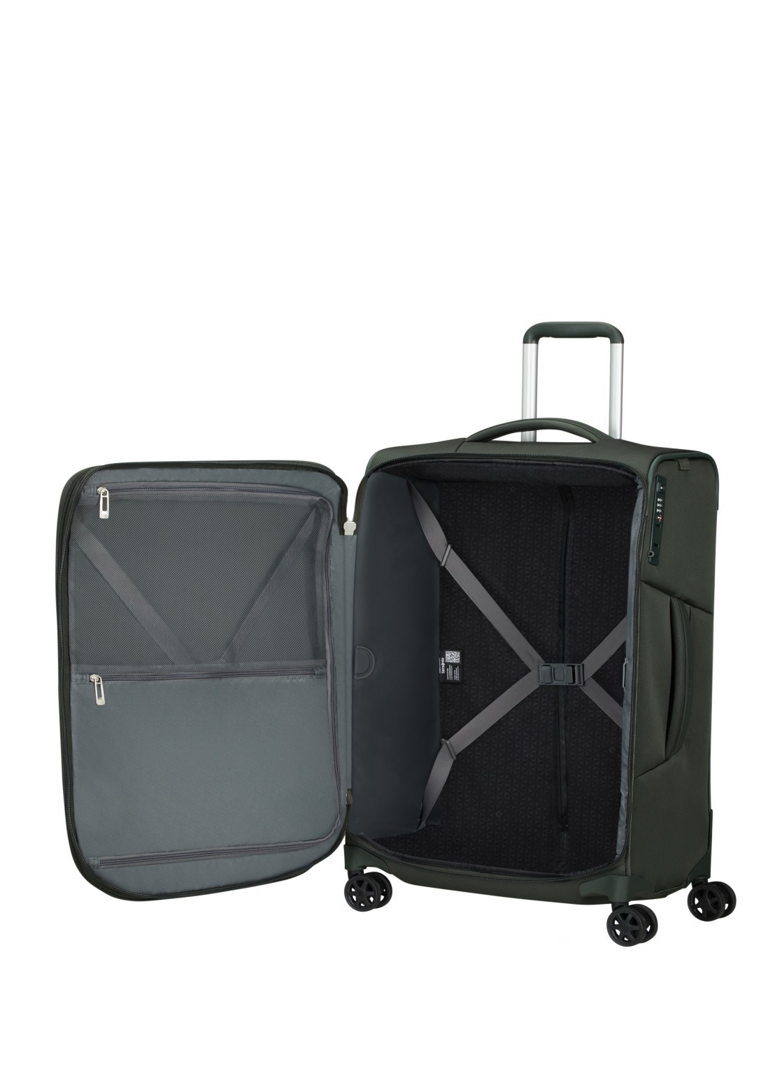 Samsonite Respark spinner 67 cm - detail 4 bronsgroen