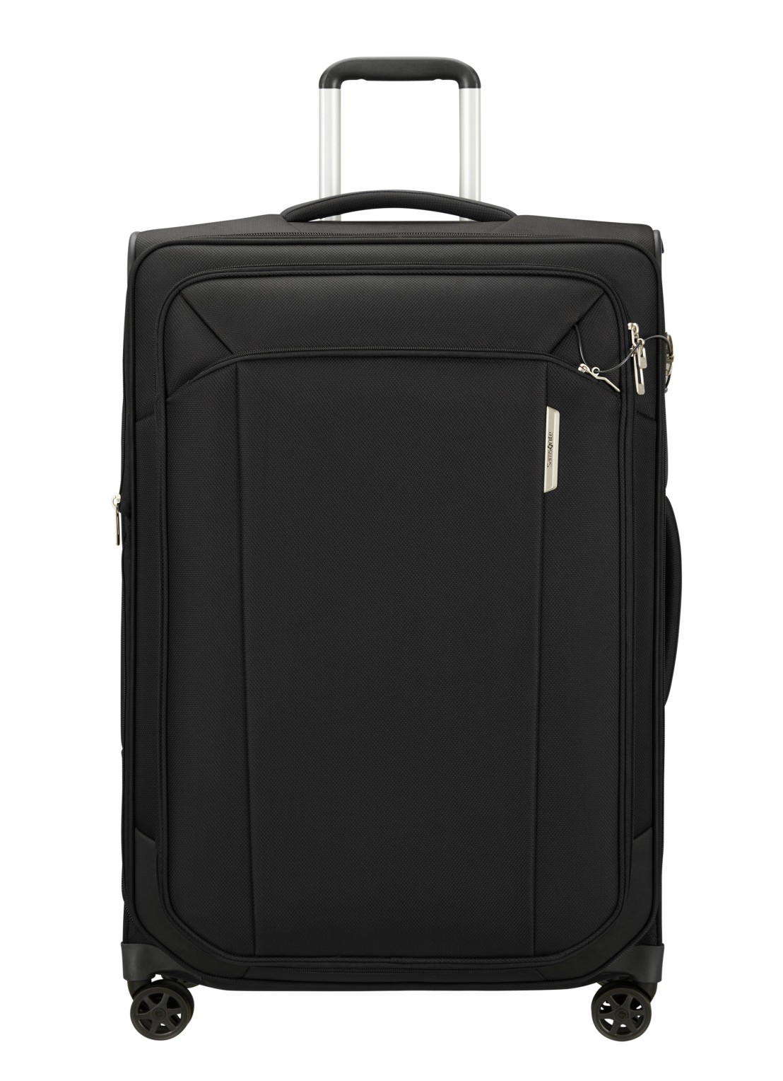 Samsonite Respark spinner 79 cm - voorkant 4 zwart