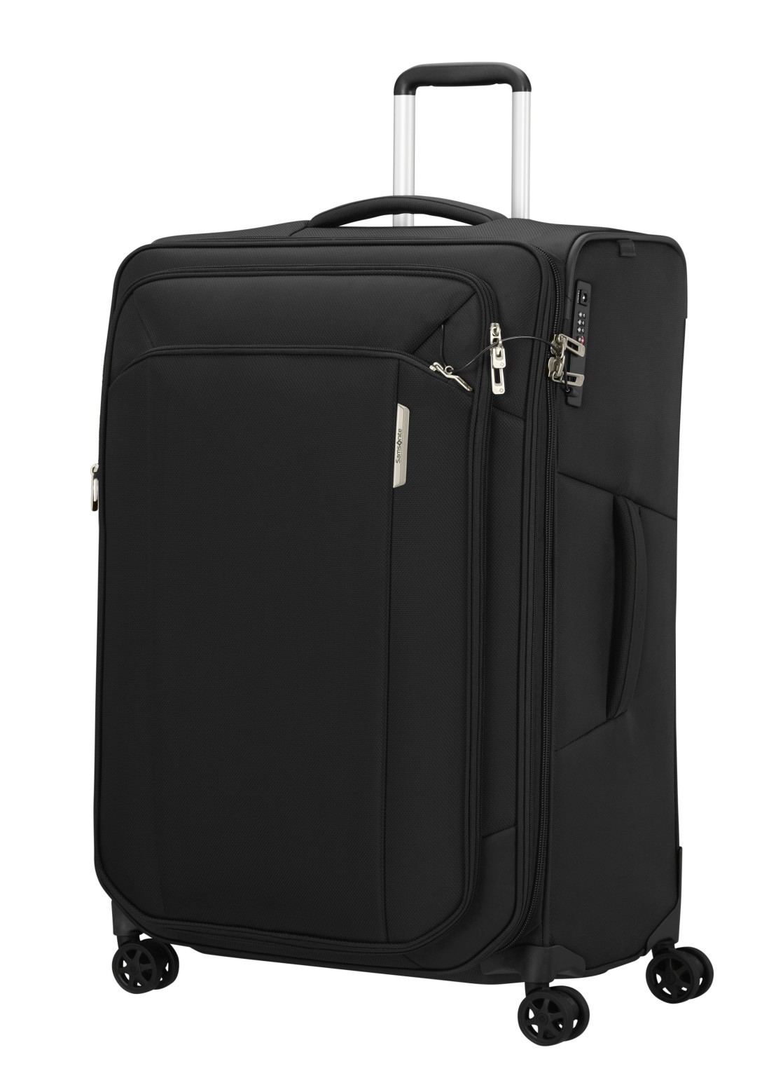 Samsonite Respark spinner 79 cm - voorkant 5 zwart