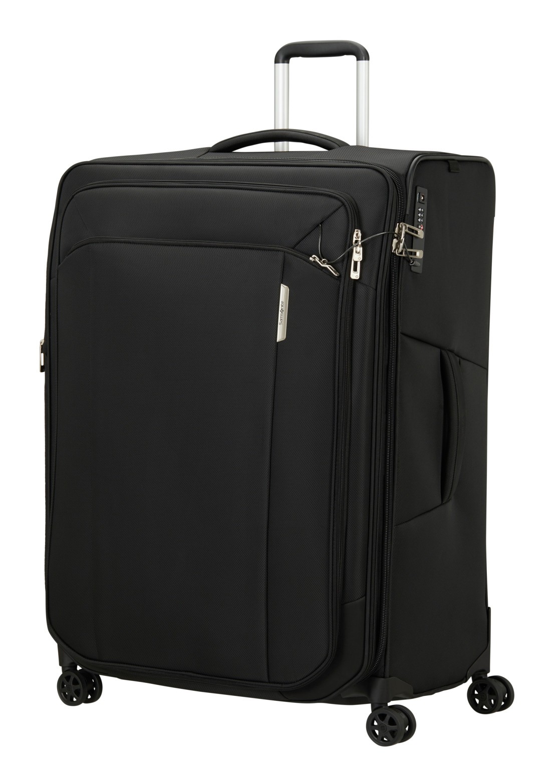 Samsonite Respark spinner 82 cm - voorkant 2 zwart