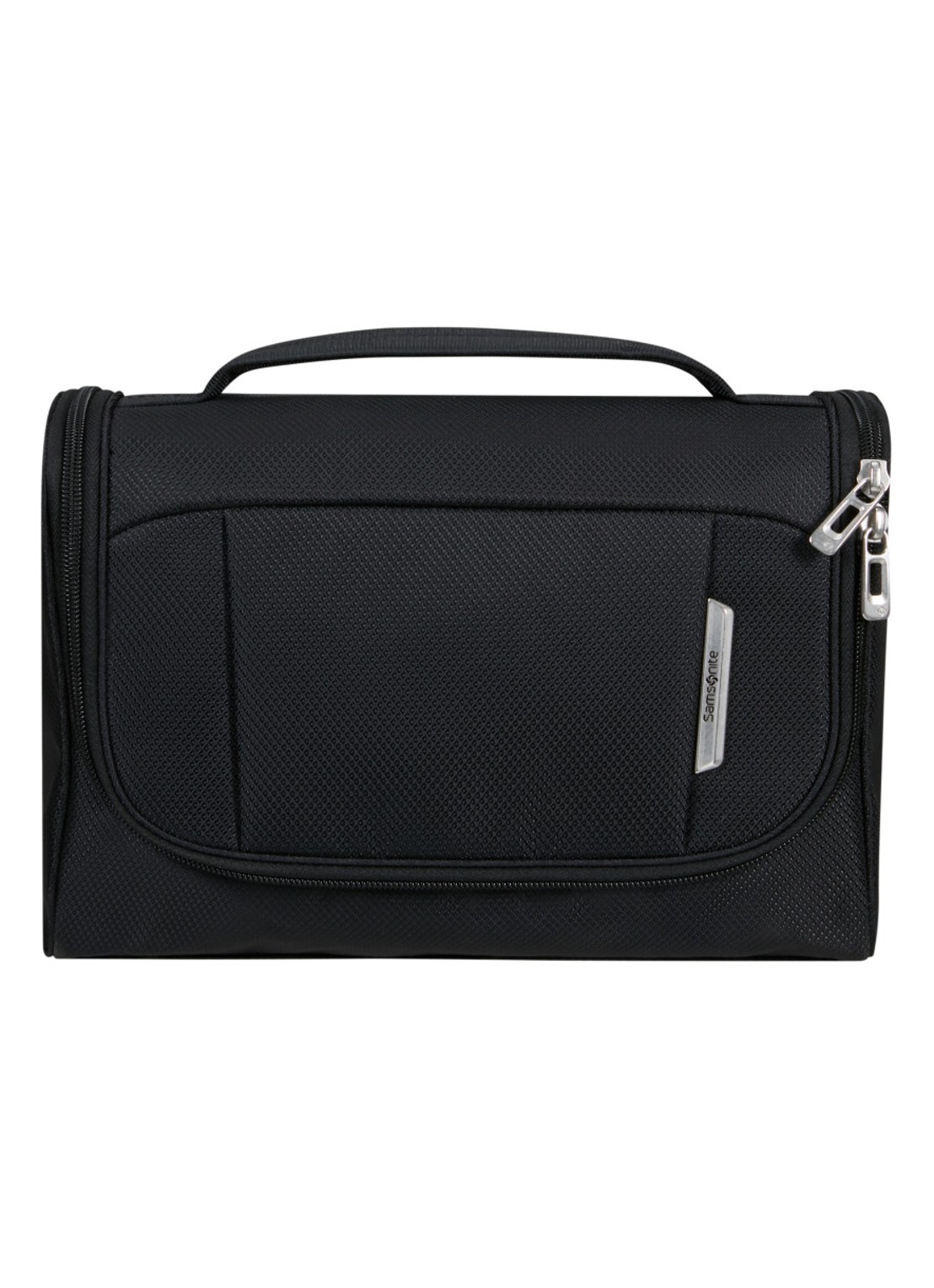 Samsonite Respark toilettas met logo - voorkant 3 zwart