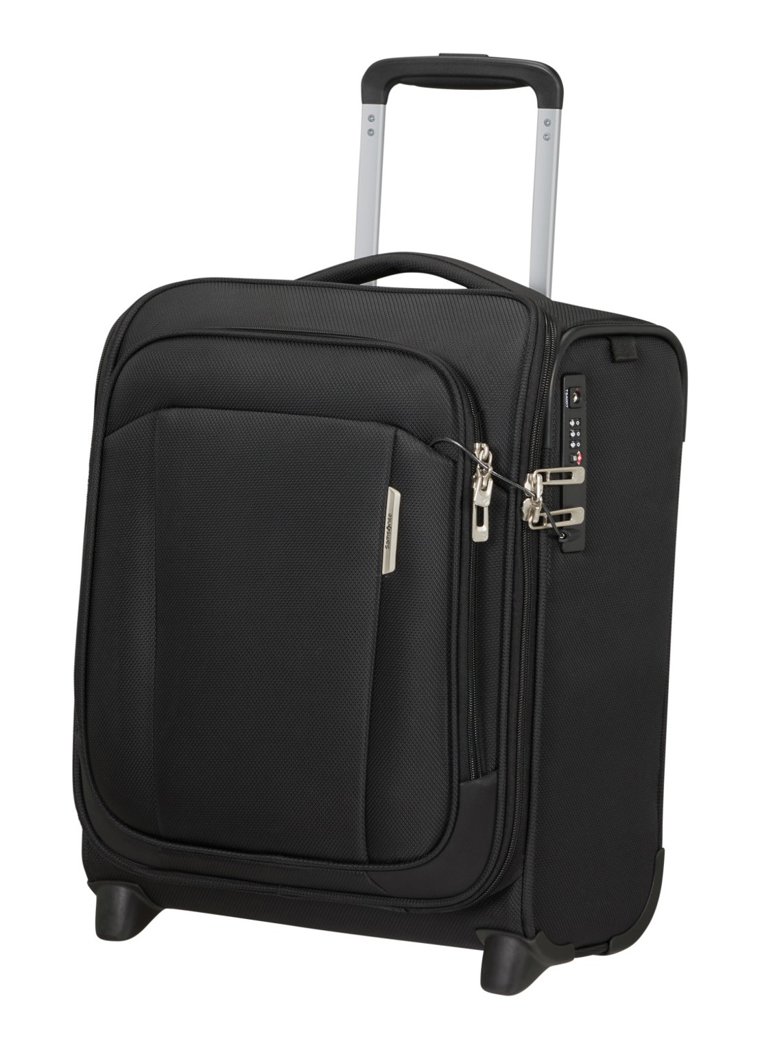 Samsonite Respark trolley 45 cm - voorkant 2 zwart