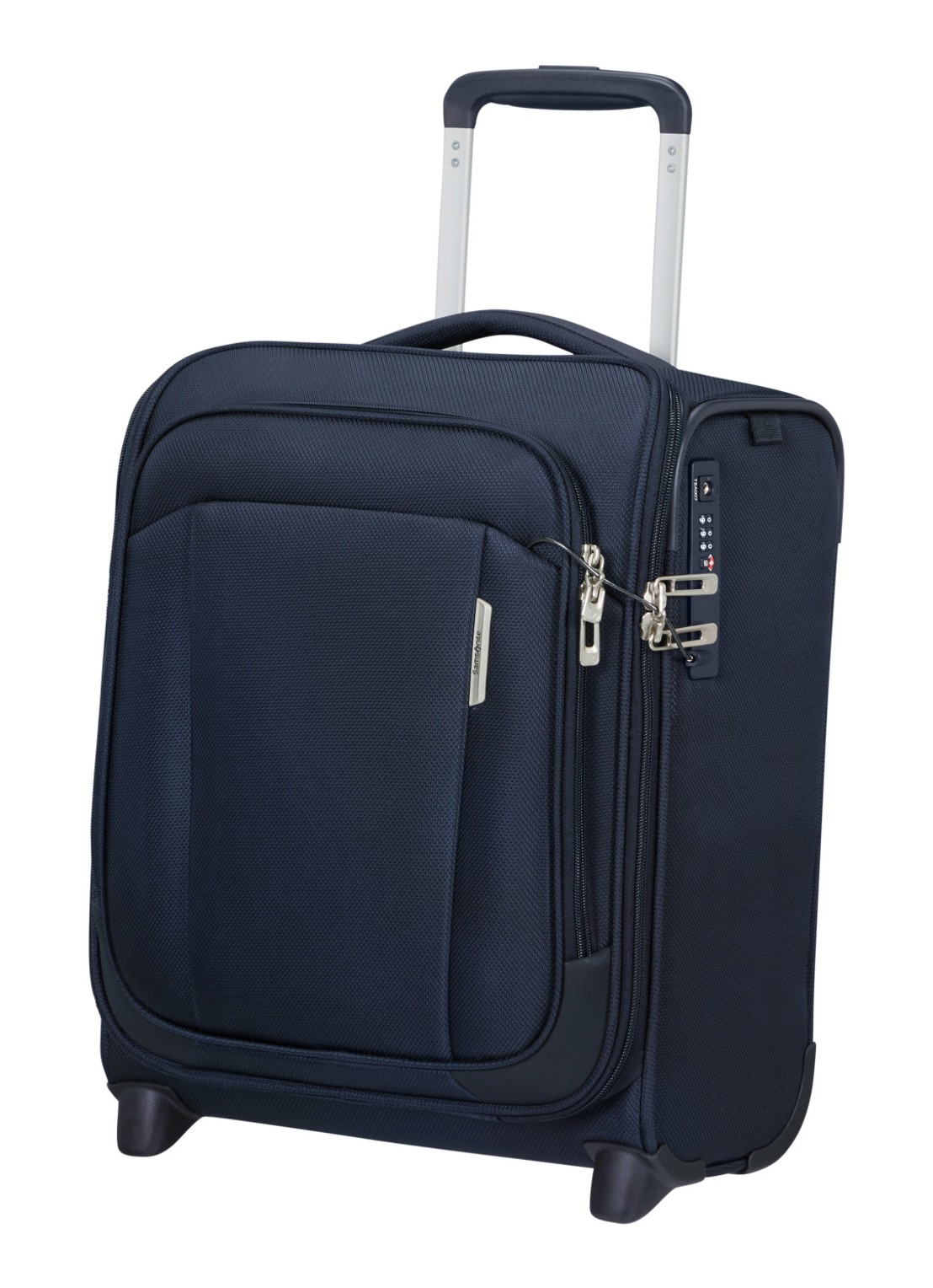 Samsonite Respark trolley 45 cm - voorkant 6 donkerblauw