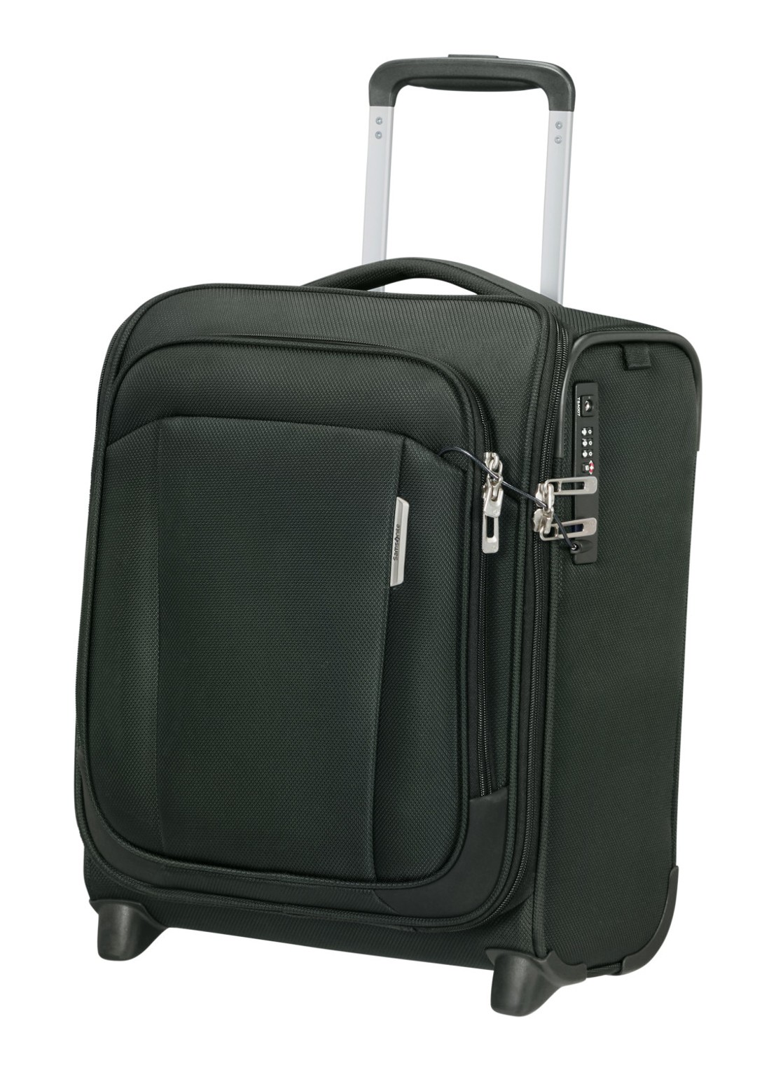 Samsonite Respark trolley 45 cm - voorkant 2 forest green / bronsgroen