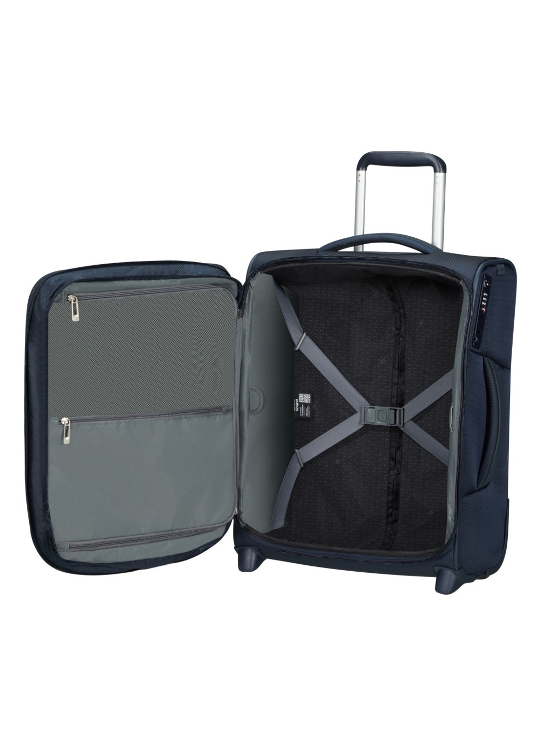 Samsonite Respark trolley 55 cm - detail donkerblauw