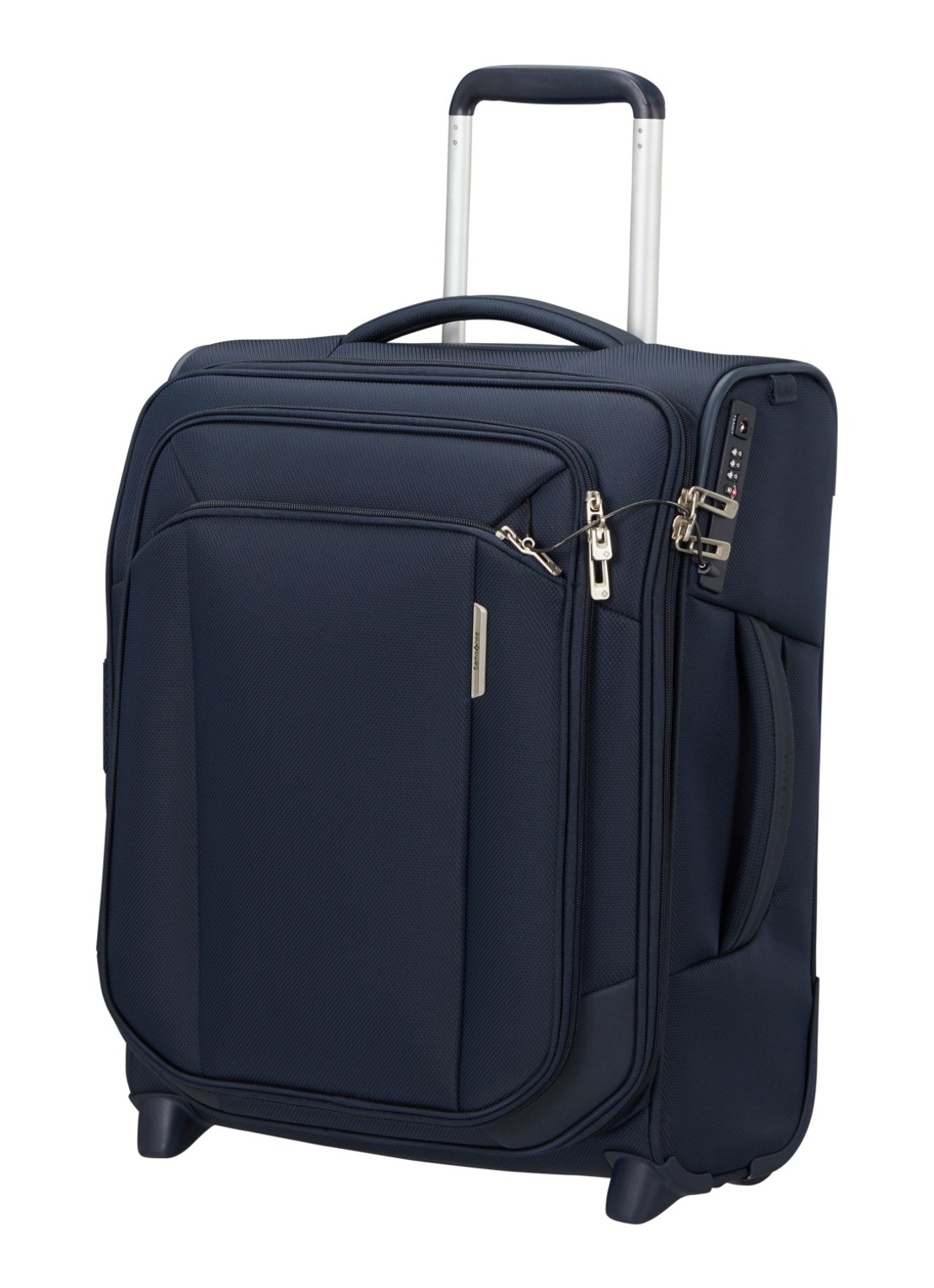 Samsonite Respark trolley 55 cm - voorkant 6 donkerblauw