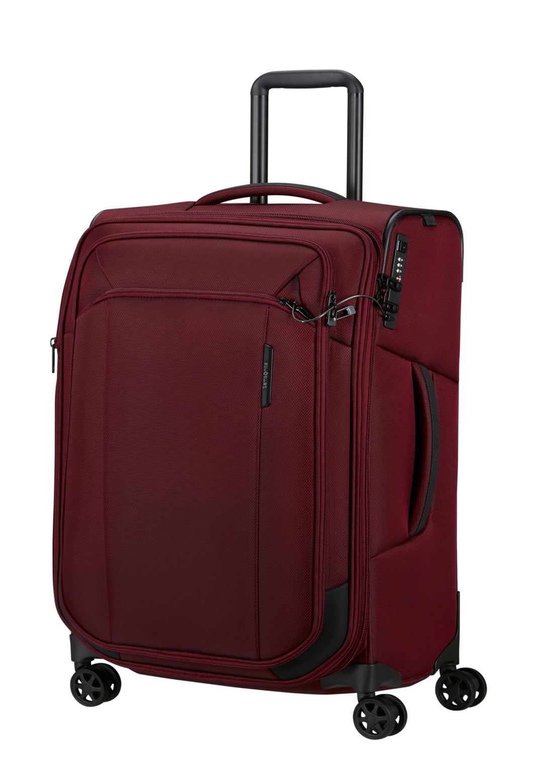 Samsonite Respark vergrootbare spinner 67 cm - voorkant 3 bordeauxrood