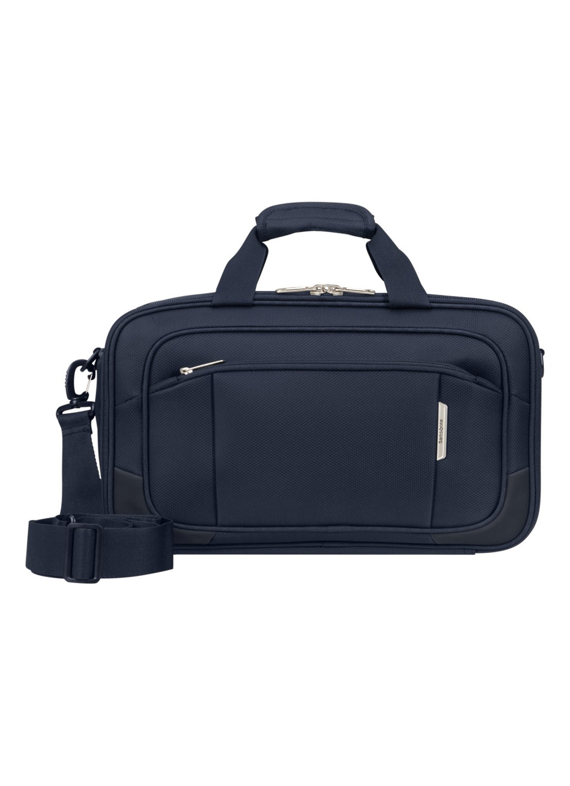 Samsonite Respark weekendtas met afneembare schouderriem - voorkant 2 midnight blue