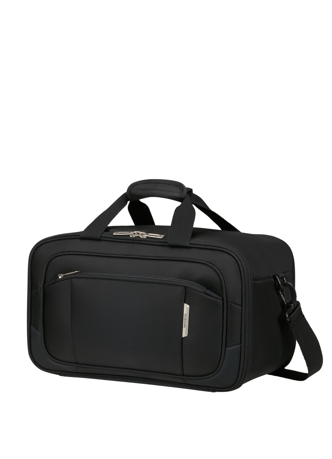 Samsonite Respark weekendtas met afneembare schouderriem - voorkant 2 ozone black