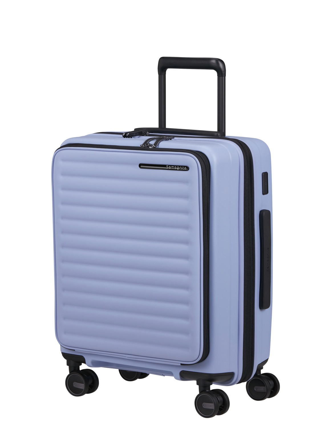 Samsonite Restackd Easy Access vergrootbare spinner 55 cm - voorkant 4 lavendel