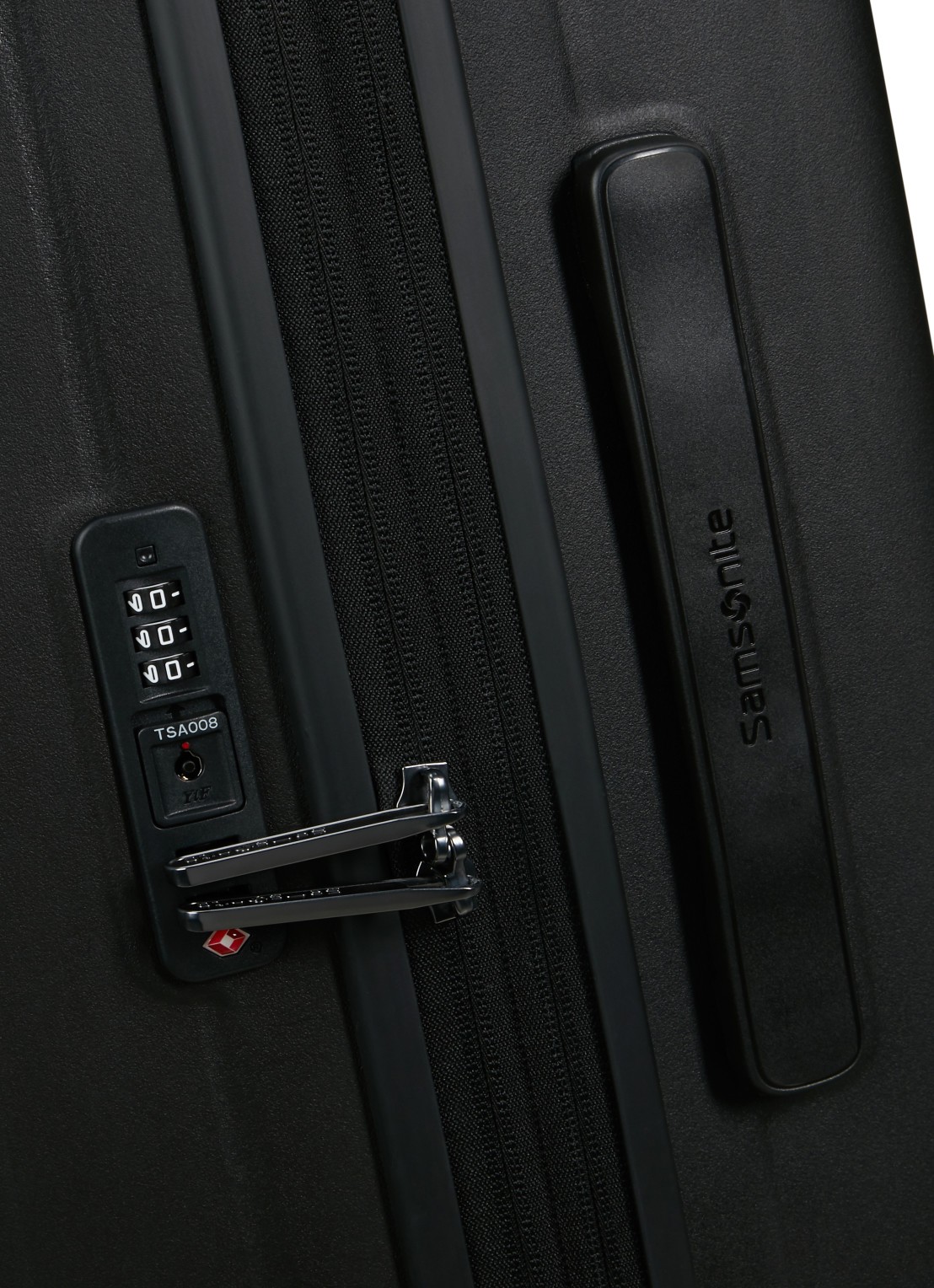 Samsonite Restackd spinner 55 cm - detail 2 zwart