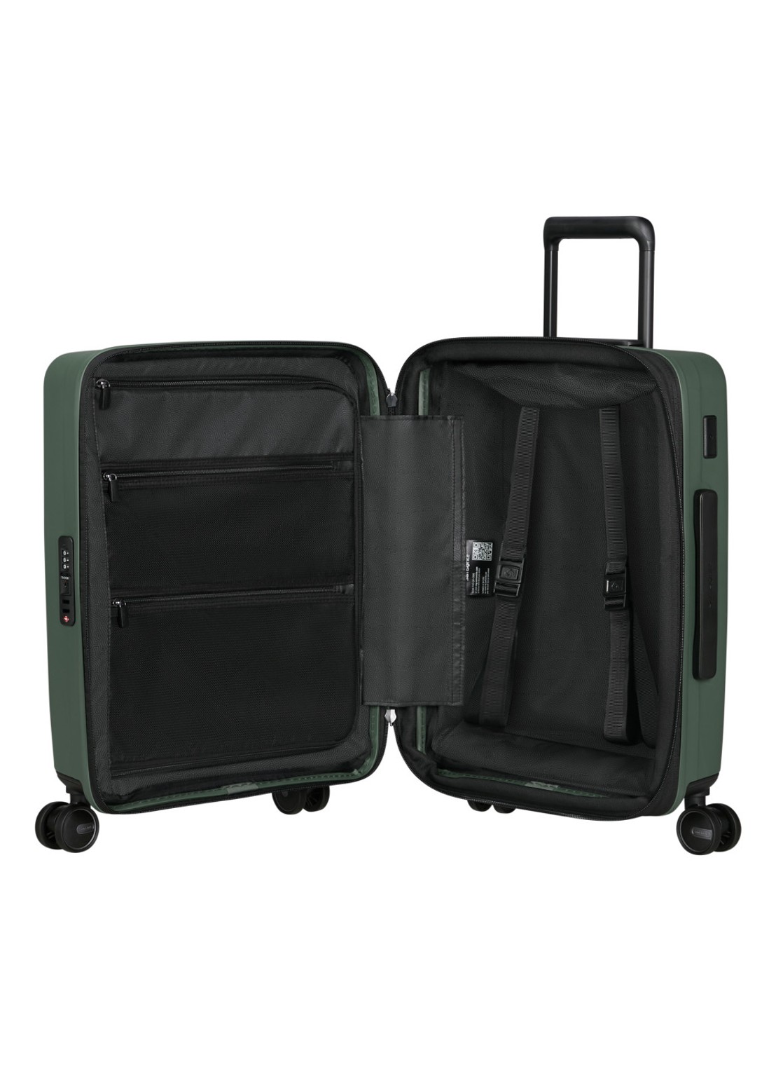 Samsonite Restackd spinner 55 cm - detail groen