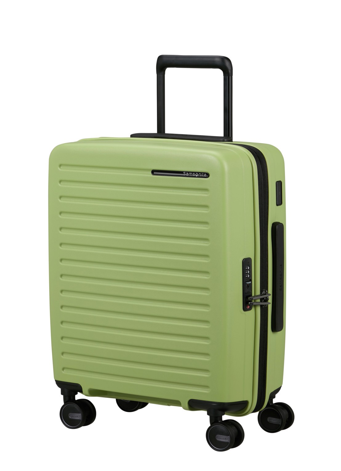 Samsonite Restackd spinner 55 cm - voorkant 4 groen
