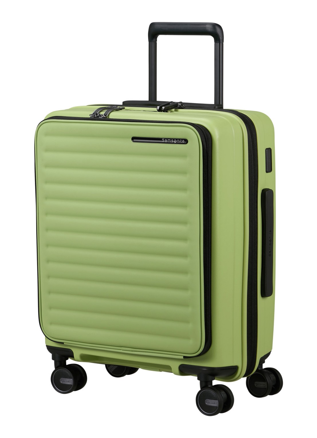 Samsonite Restackd spinner 55 cm - voorkant 3 groen