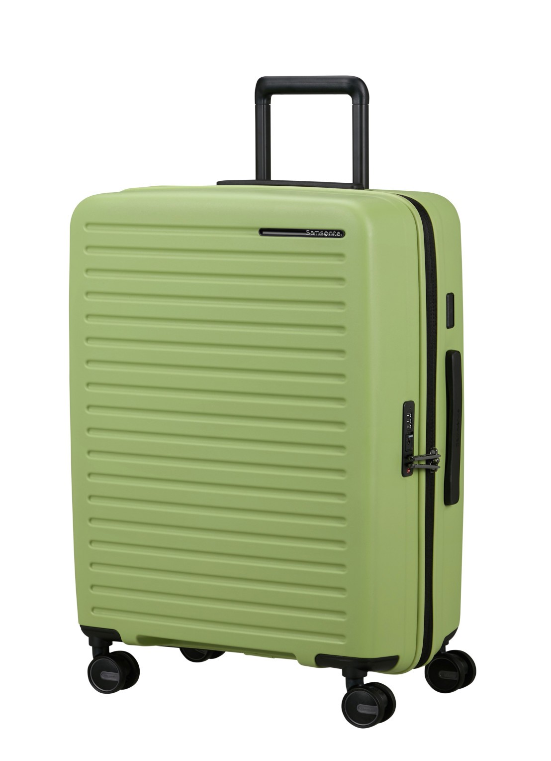 Samsonite Restackd spinner 68 cm - voorkant 2 groen